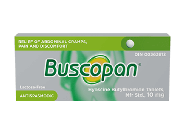 Buscopan product packaging