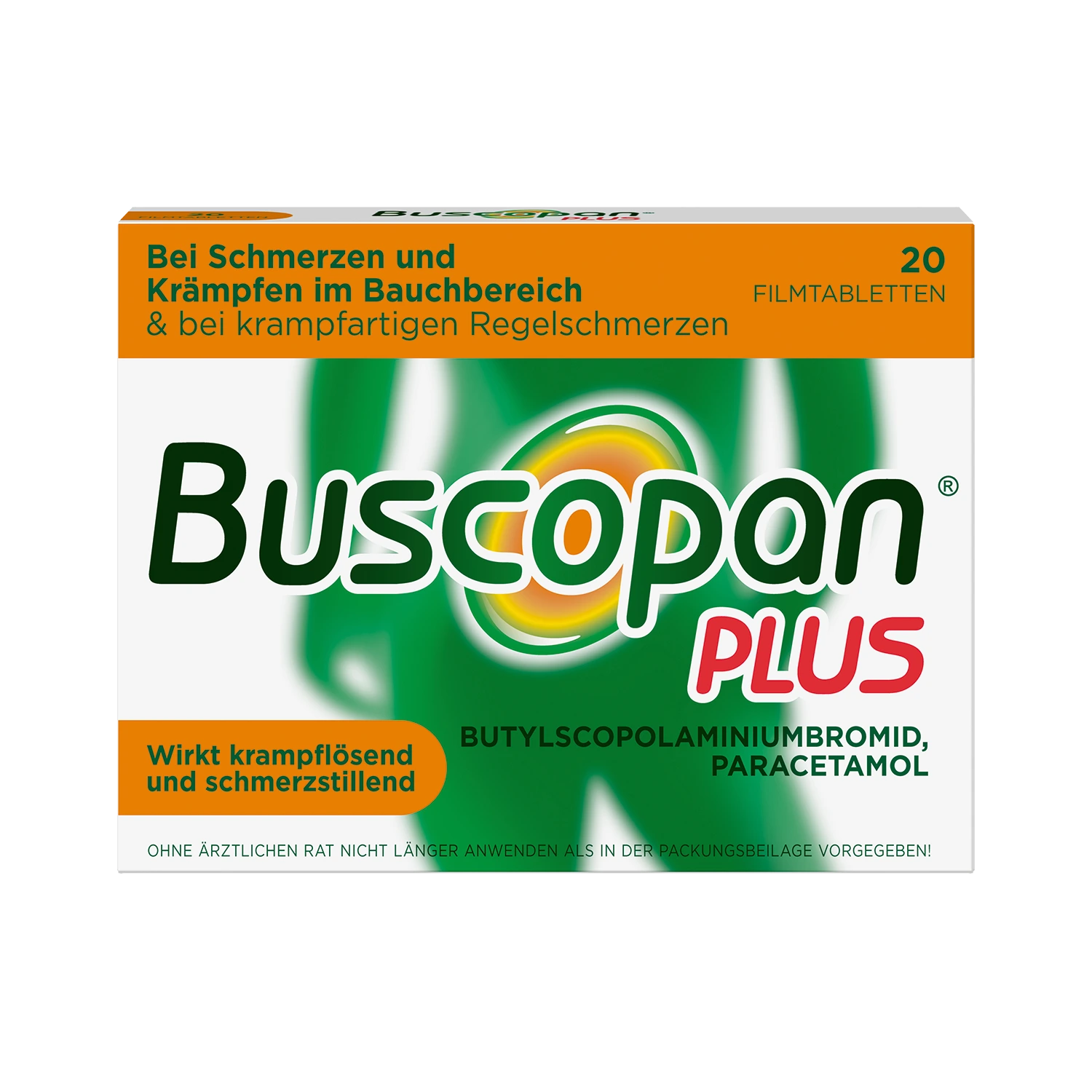 Buscopan® PLUS Produktabbildung